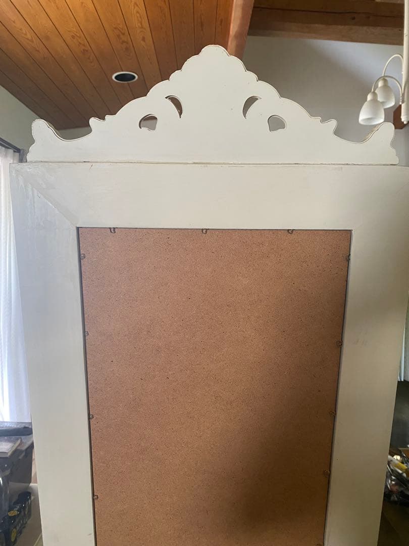 廃盤デザイン　アンティーク風スタンドミラー