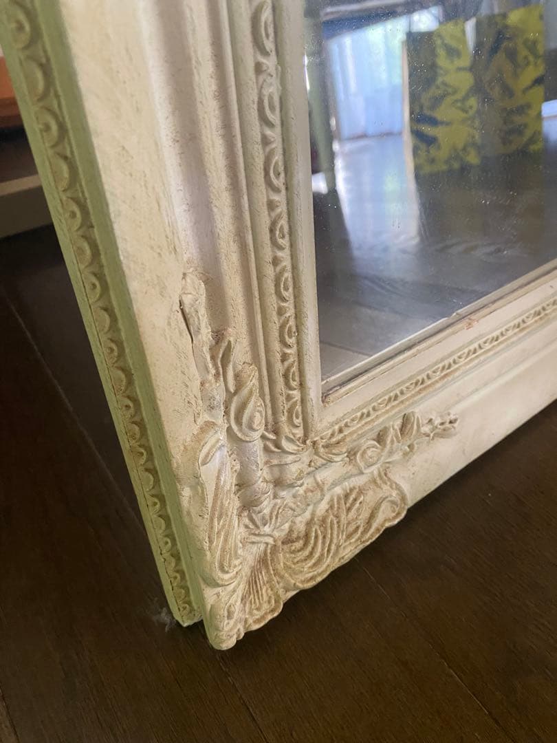 廃盤デザイン　アンティーク風スタンドミラー