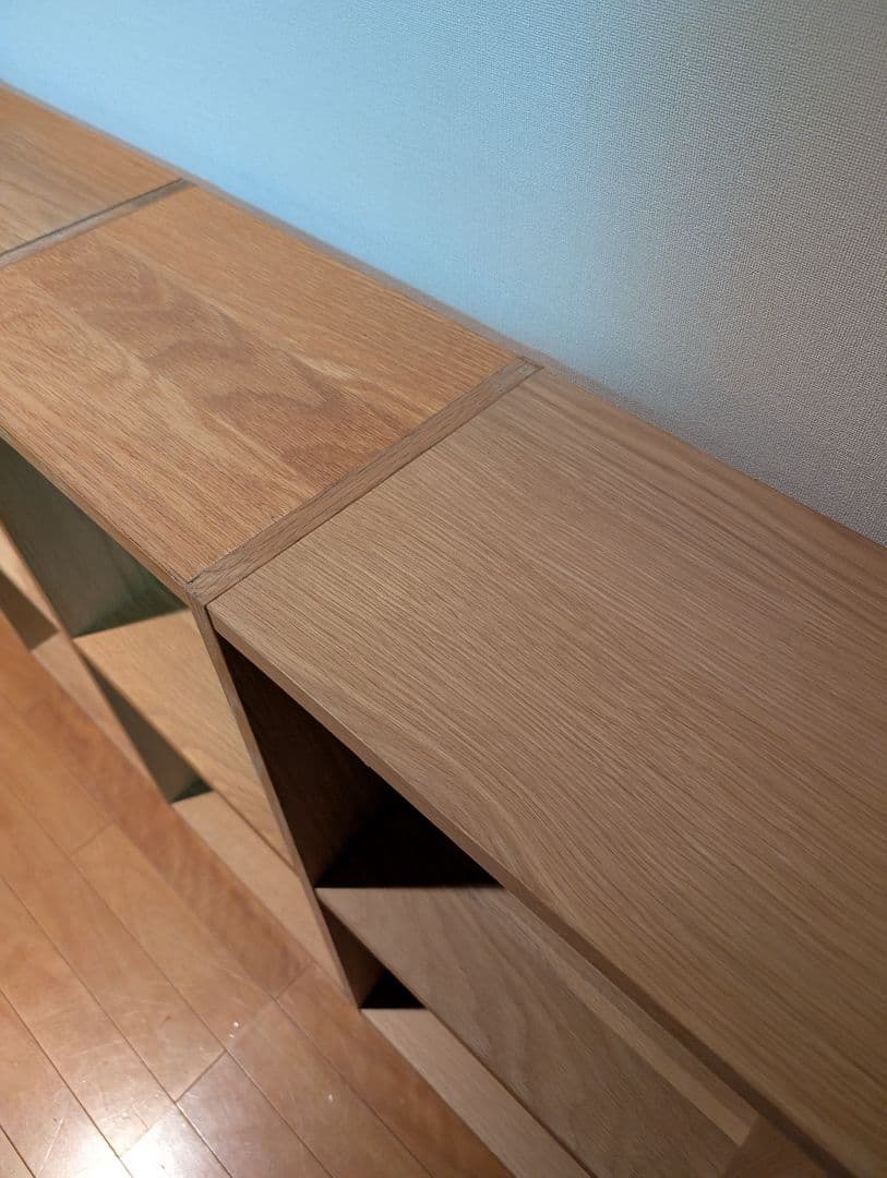 ベ*ー様 《送料込》無印良品 スタッキングシェルフ 2段×3 オーク 棚 木製家