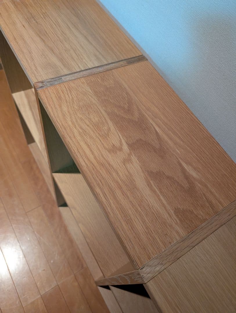 ベ*ー様 《送料込》無印良品 スタッキングシェルフ 2段×3 オーク 棚 木製家