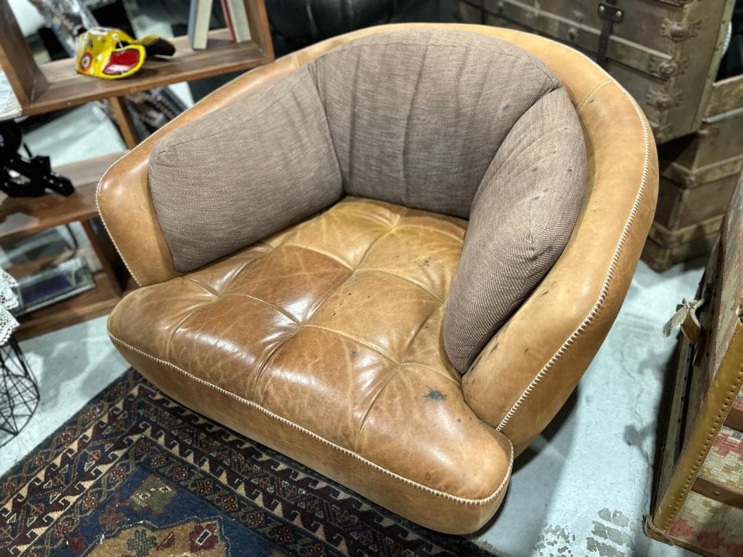 クラッシュゲート｜tabu｜オピアム / opium｜1Pレザーソファ｜シングル