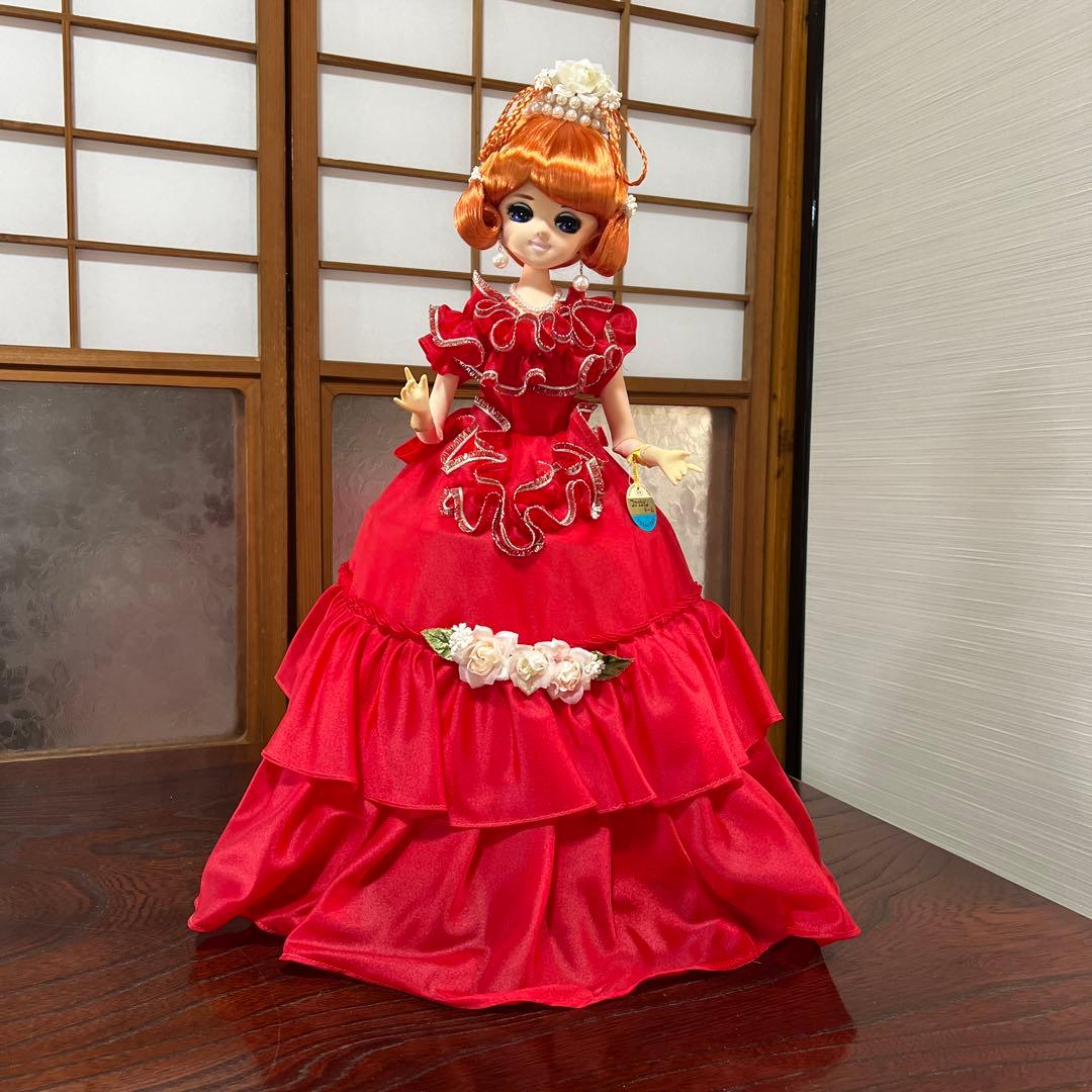 昭和人形 レトロ ドール ポーズ人形 ドレス - メルカリ