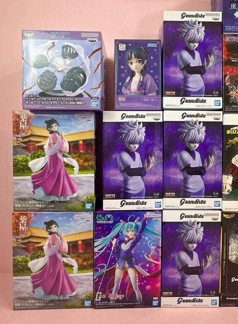 鬼滅の刃 薬屋のひとりごと ワンピース ドラゴンボール プライズ品フィギュア