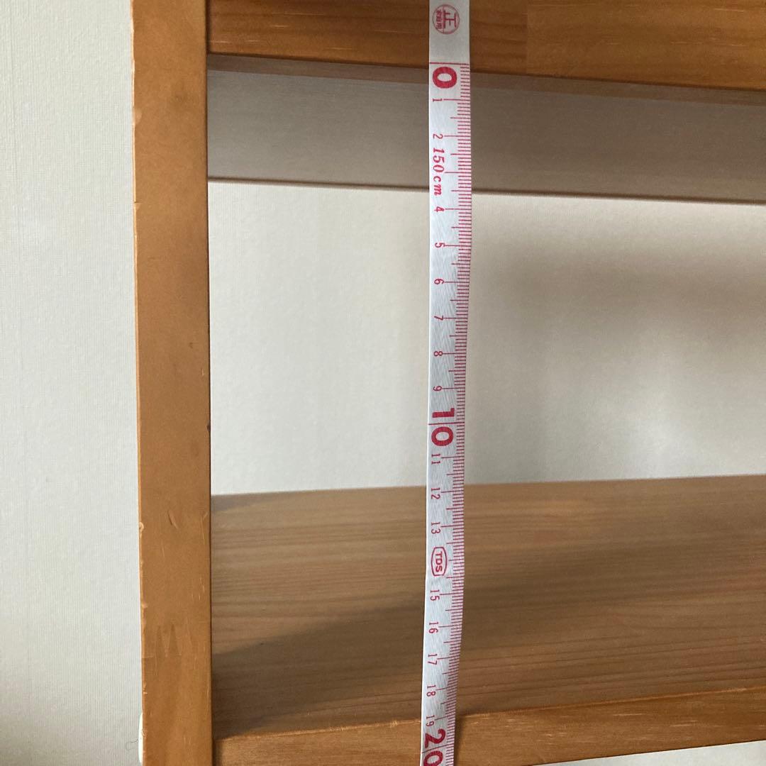 モモナチュラル　キッチン収納棚