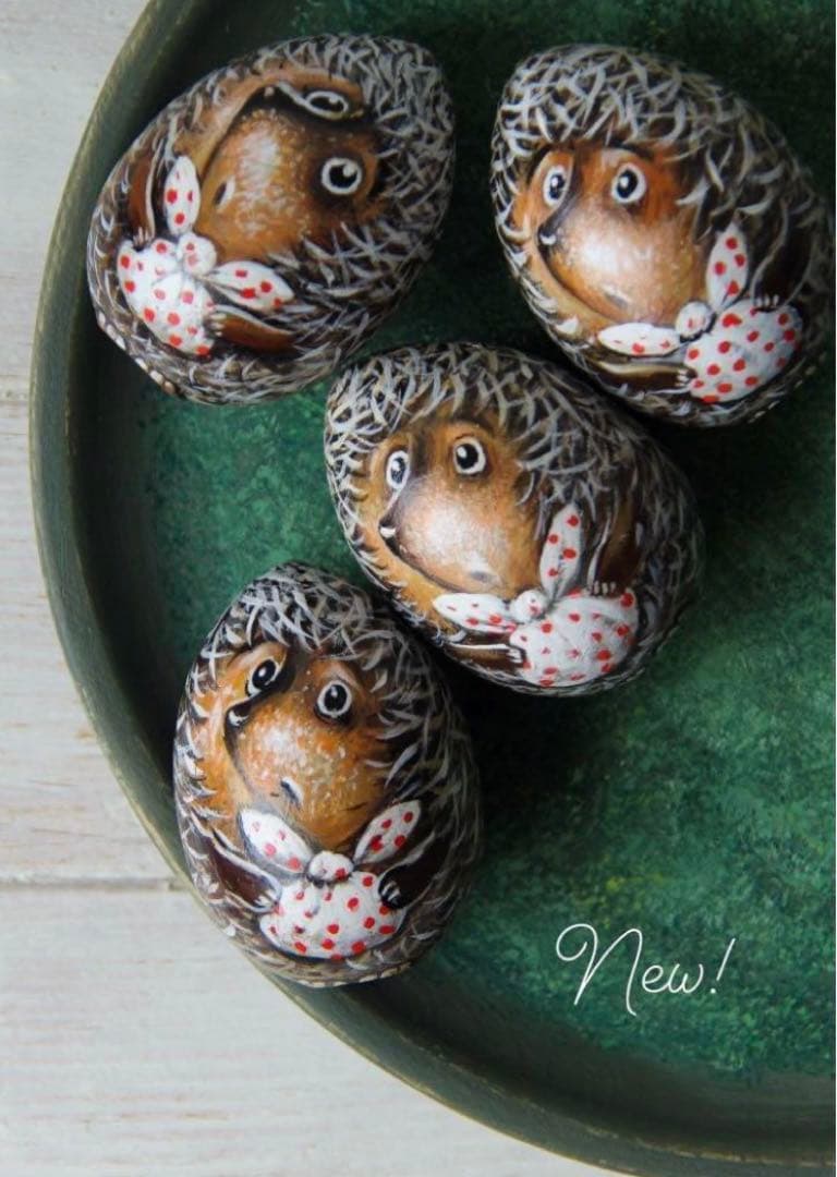 ロシア雑貨☆『霧の中のハリネズミ』木製トレー　壁掛け飾り マトリョーシカ