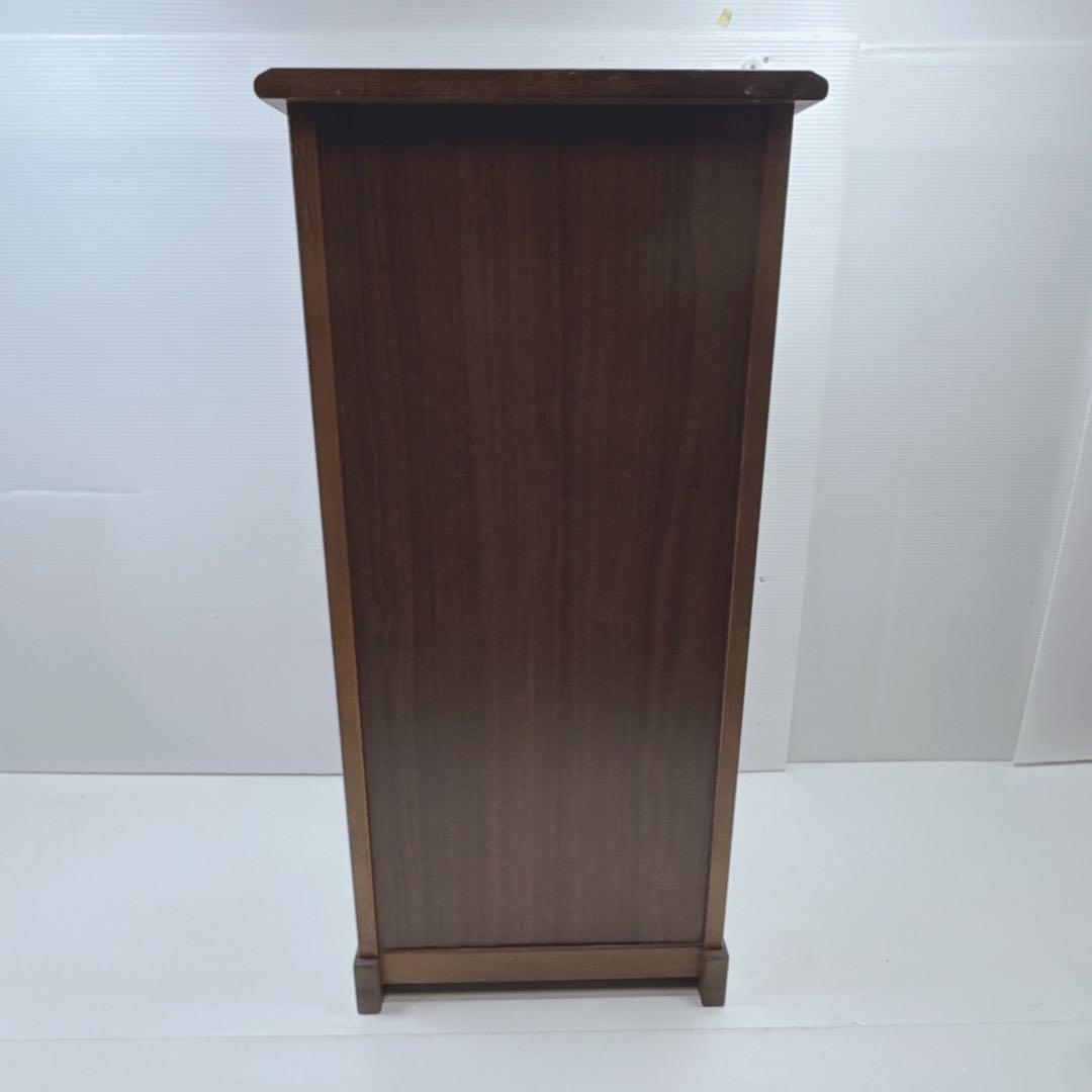 k1865 昭和レトロ カリモク コロニアル 木製コールキャビネット 電話台