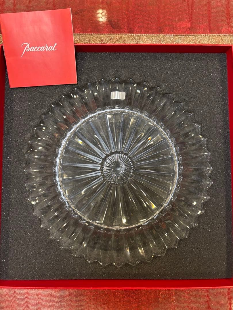 未使用 Baccarat バカラ ミルニュイ プレート 21cm 皿 食器　②