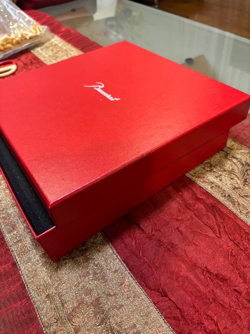 未使用 Baccarat バカラ ミルニュイ プレート 21cm 皿 食器　②