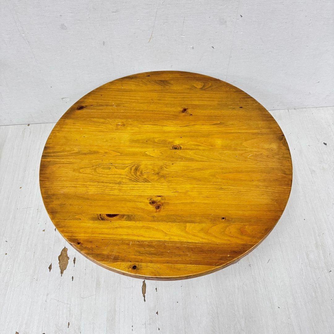 専用　24635 座卓　ちゃぶ台　円形ローテーブル　昭和 レトロ