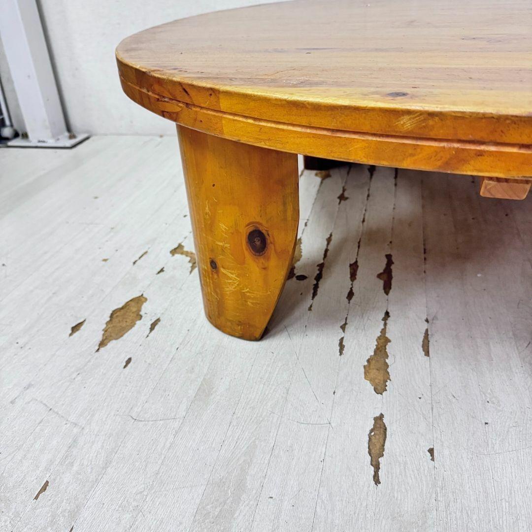 専用　24635 座卓　ちゃぶ台　円形ローテーブル　昭和 レトロ