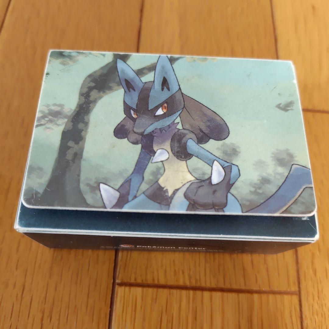ポケカ ハーフデッキケース EC ルカリオ ミュウの気配 - メルカリ