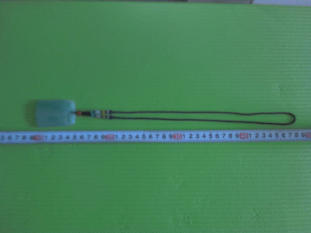 アンティーク★翡翠 緑色 ペンダントネックレス★《#九運国際貿易》