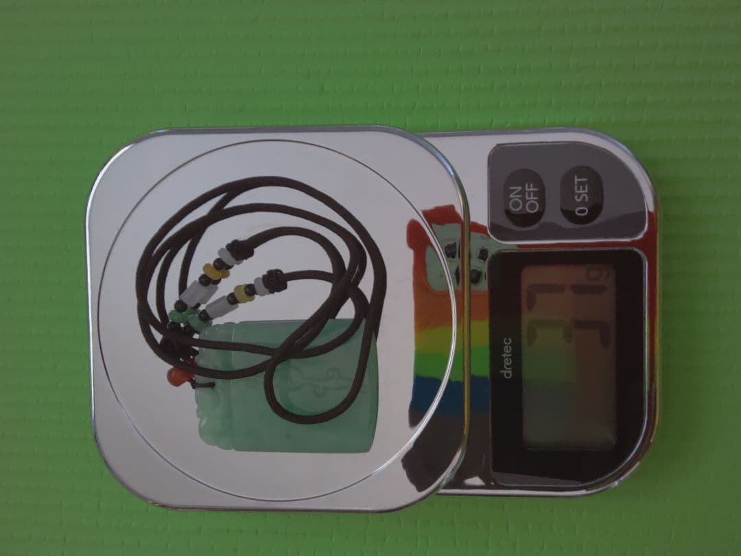 アンティーク★翡翠 緑色 ペンダントネックレス★《#九運国際貿易》