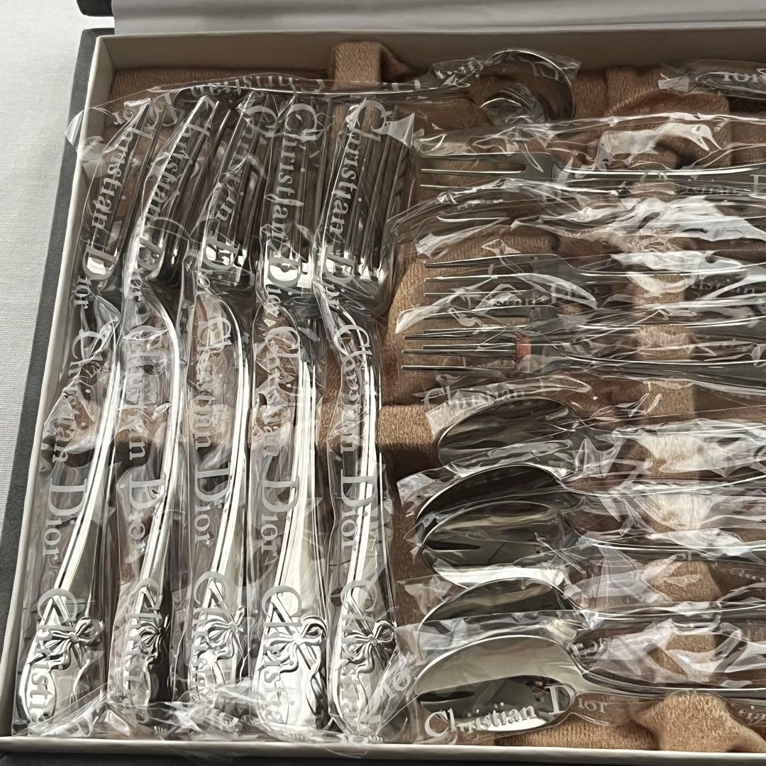クリスチャン ディオール 18-18ステンレス カトラリー フォーク スプーン