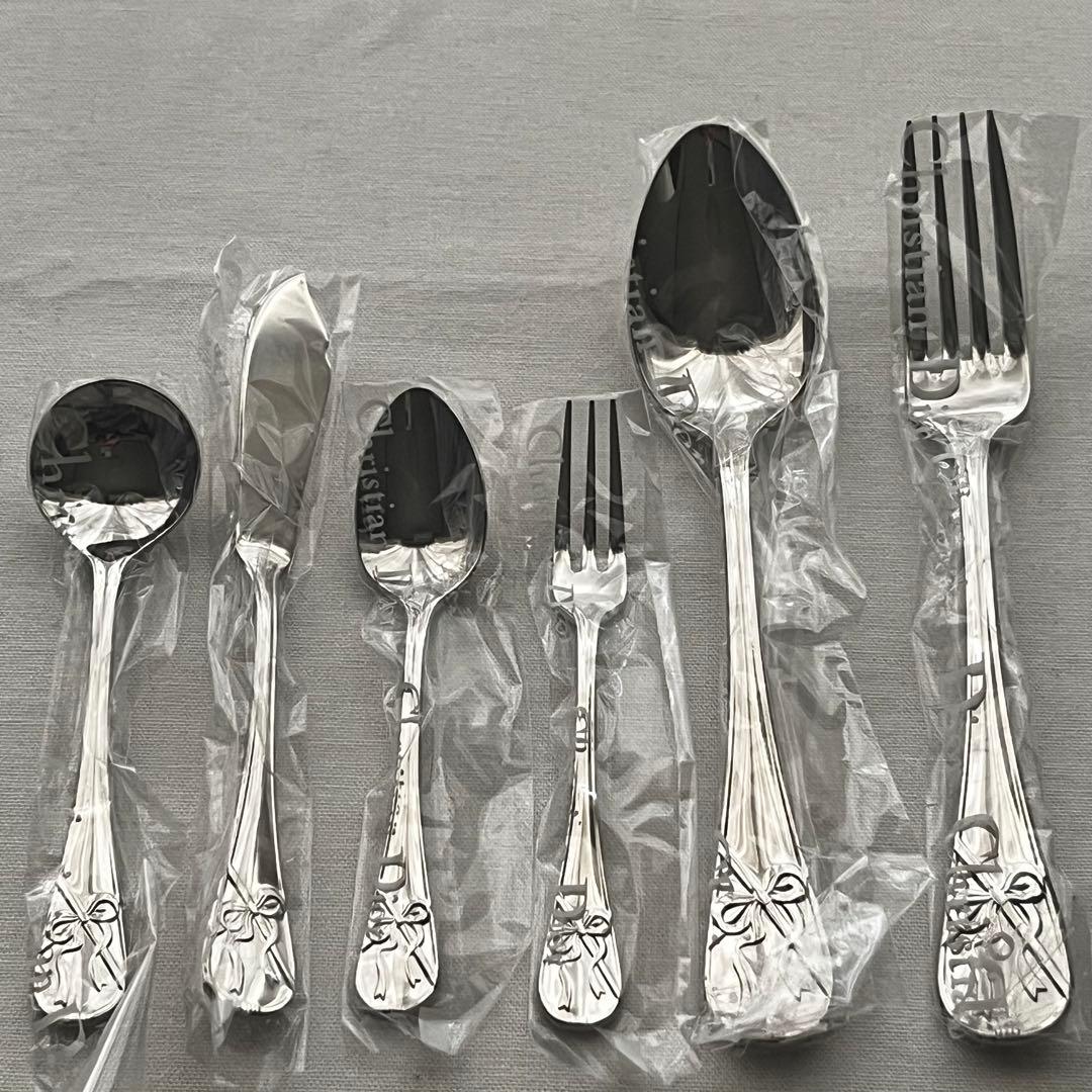 クリスチャン ディオール 18-18ステンレス カトラリー フォーク スプーン