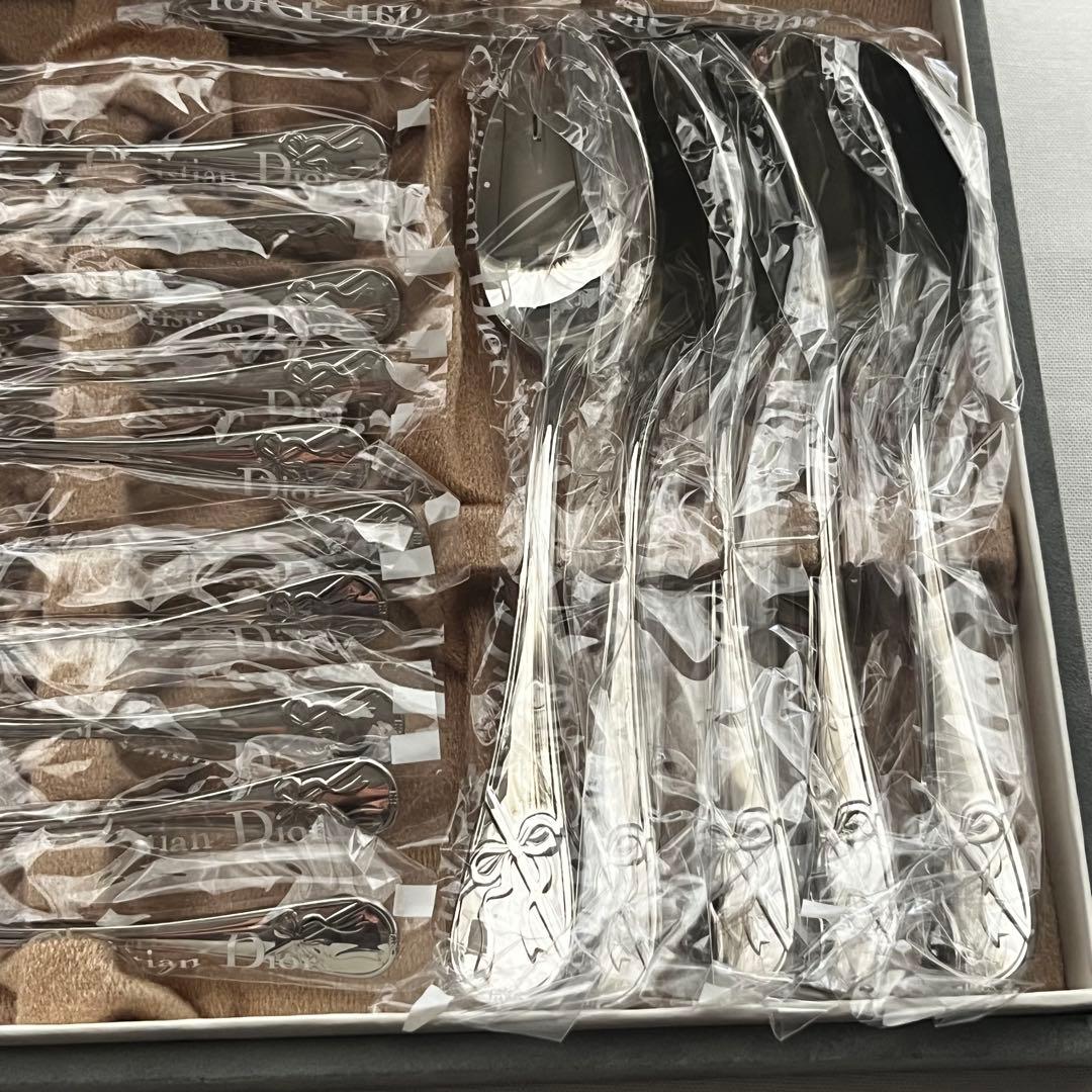 クリスチャン ディオール 18-18ステンレス カトラリー フォーク スプーン