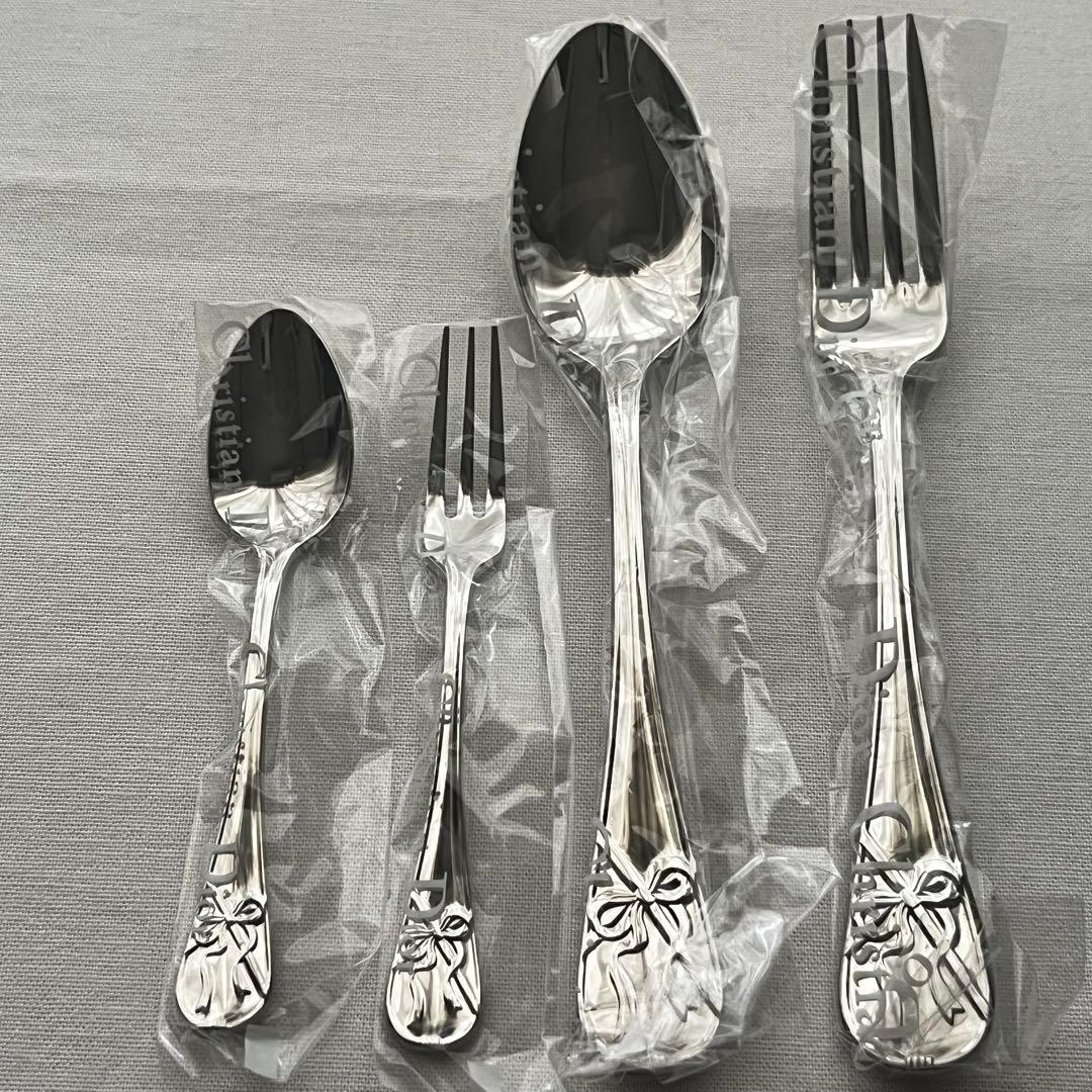 クリスチャン ディオール 18-18ステンレス カトラリー フォーク スプーン