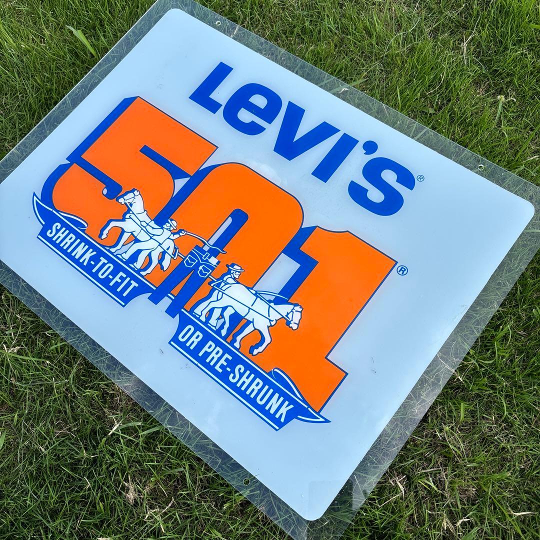 その他 VINTAGE Levi's 70s 501 advertising sign