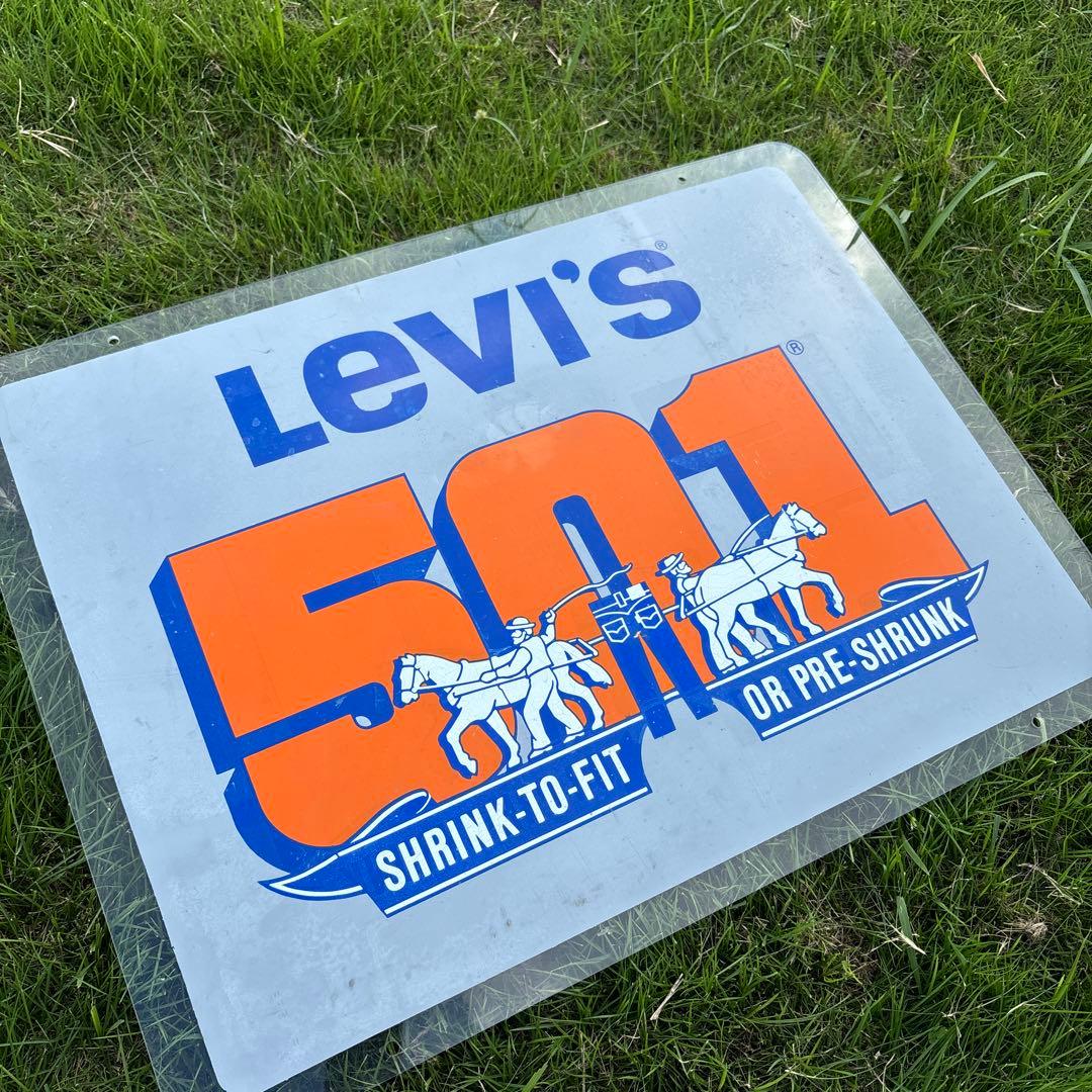 その他 VINTAGE Levi's 70s 501 advertising sign