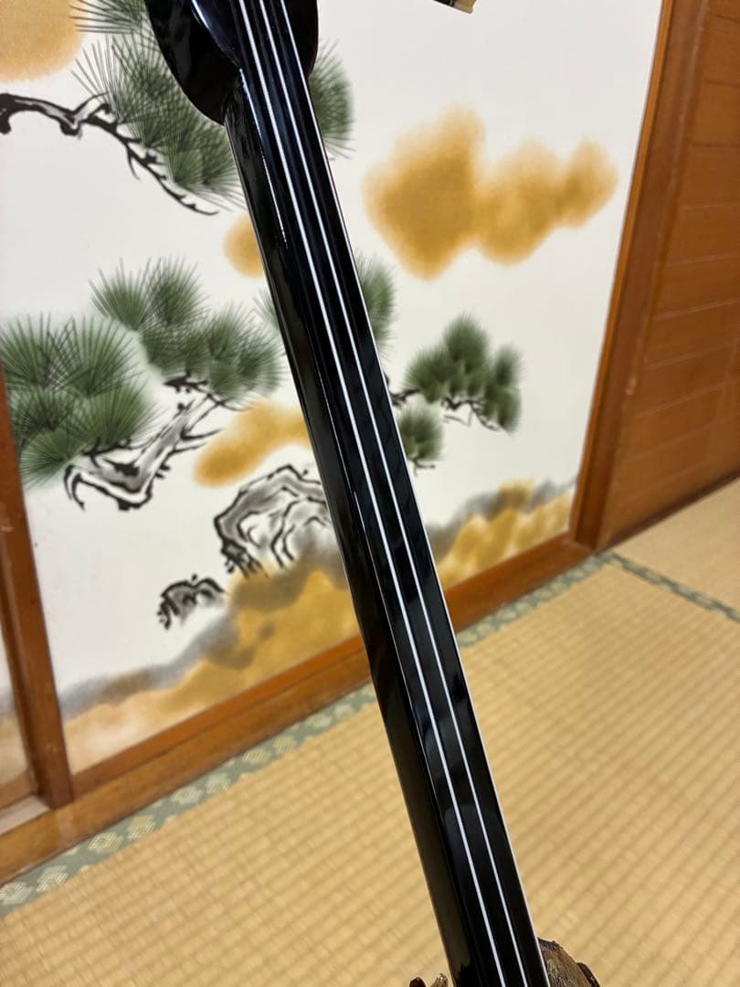 沖縄三線！貴重！知念大工型！本蛇皮！本張り！【一枚張り】⑥⑭