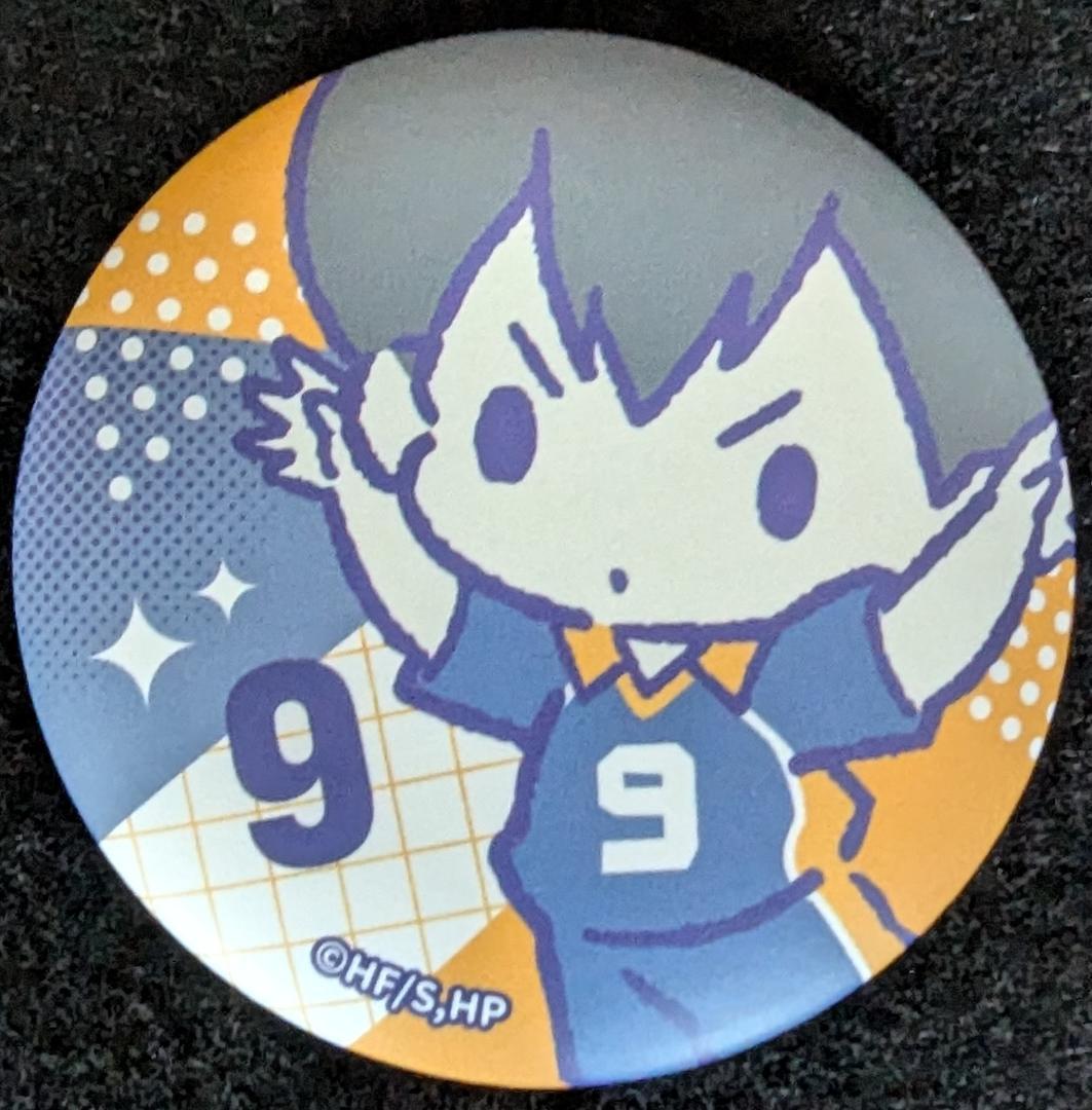 新品】ハイキュー!! 缶バッジ ミニキャラ 影山 飛雄（かげやま とびお