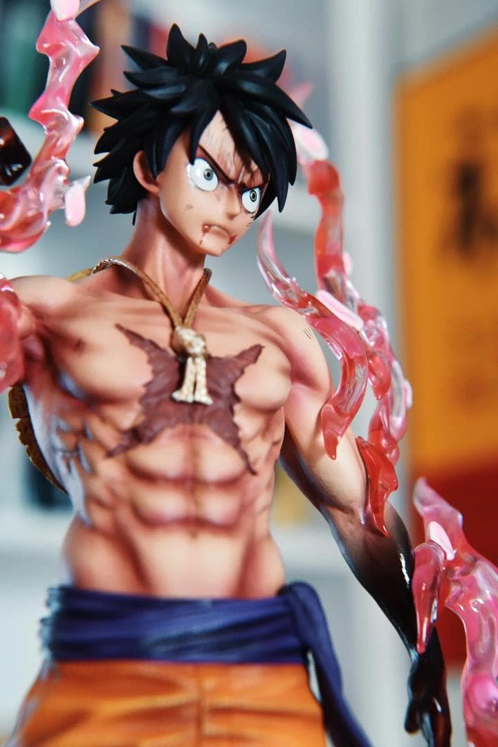 ワンピース ルフィ ギア2 流桜 ガレージキット フィギュア 塗装済み