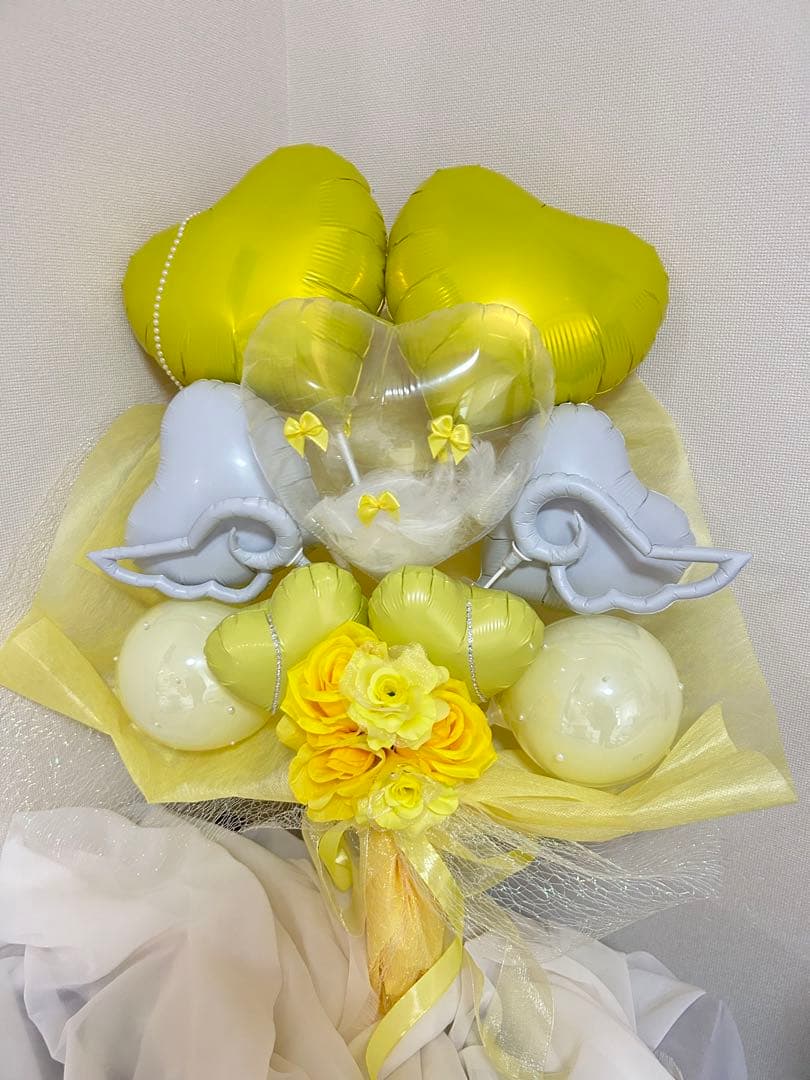 y　3月　卒業式　バルーン　花束　ブーケ　プレゼント