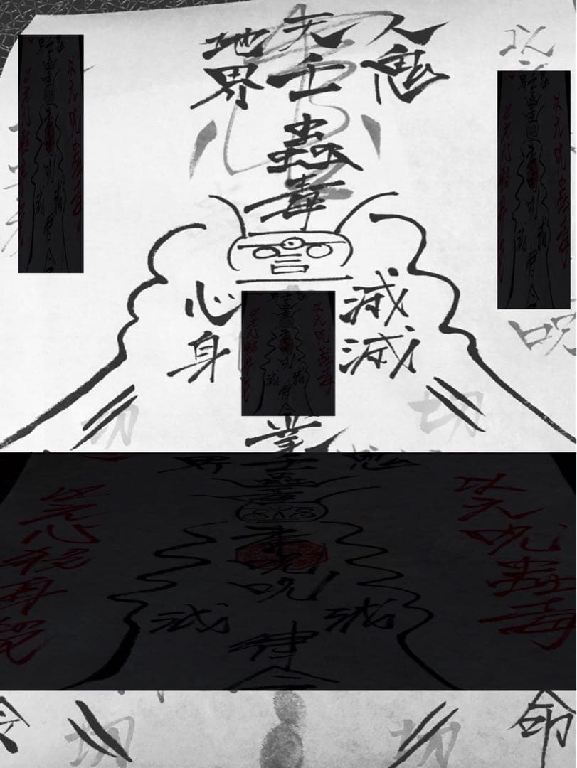 ◉蟲毒呪詛符　◉時代の権力者が恐れおののいた、禁断秘術秘符　◉呪い　◉曰く付き