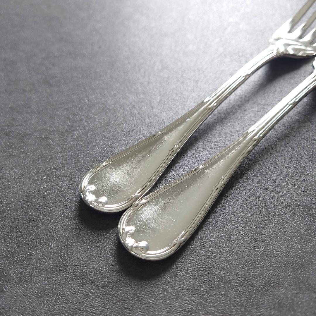 希少 クリストフル リュバン フィッシュフォーク 2点