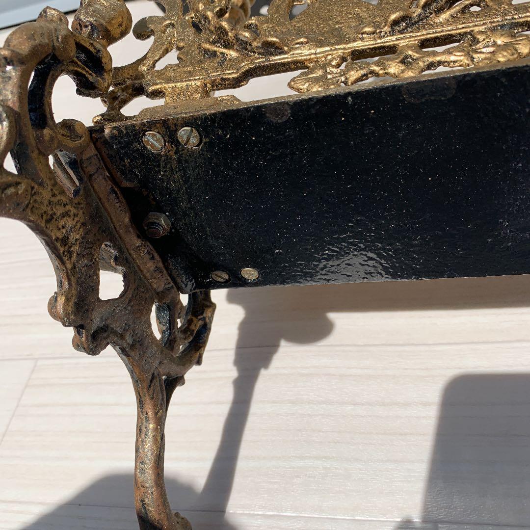 イタリア製　マガジンラック　アンティーク調