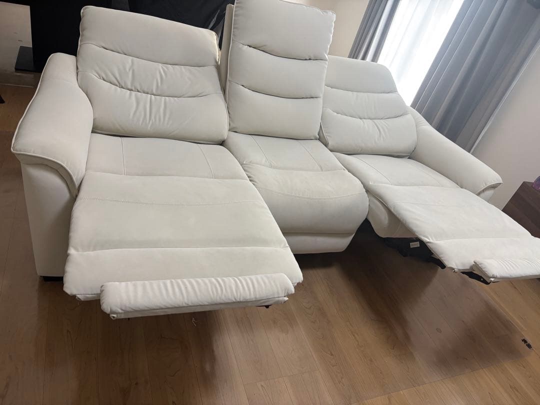 ３人がけ電動リクライニングソファ