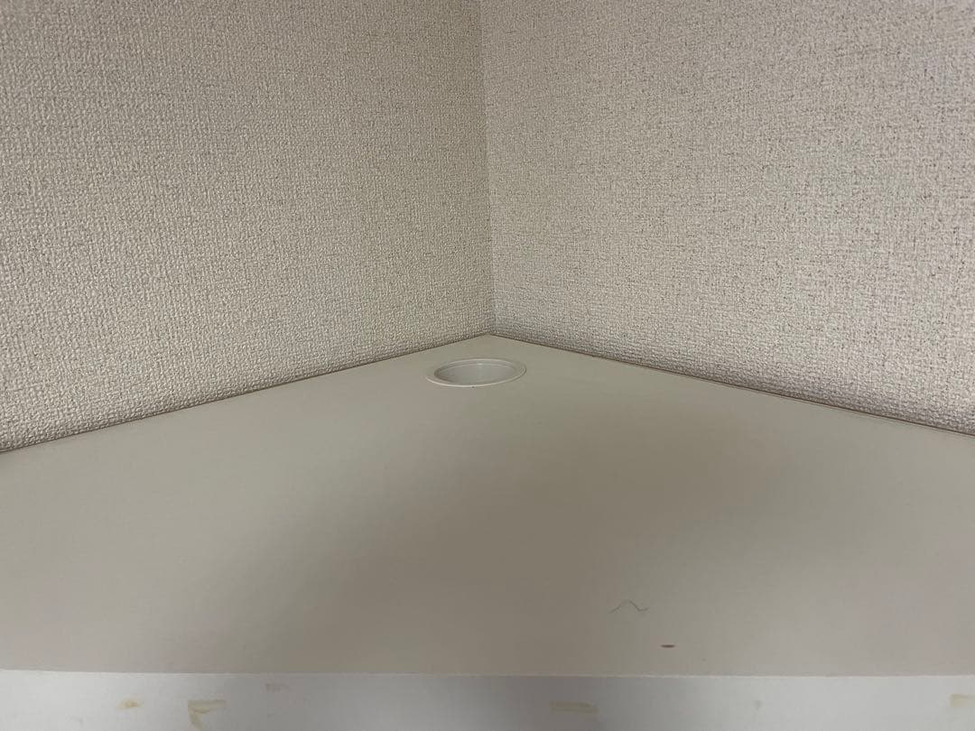 値下げ　IKEA ミッケ　コーナーデスク　ホワイト