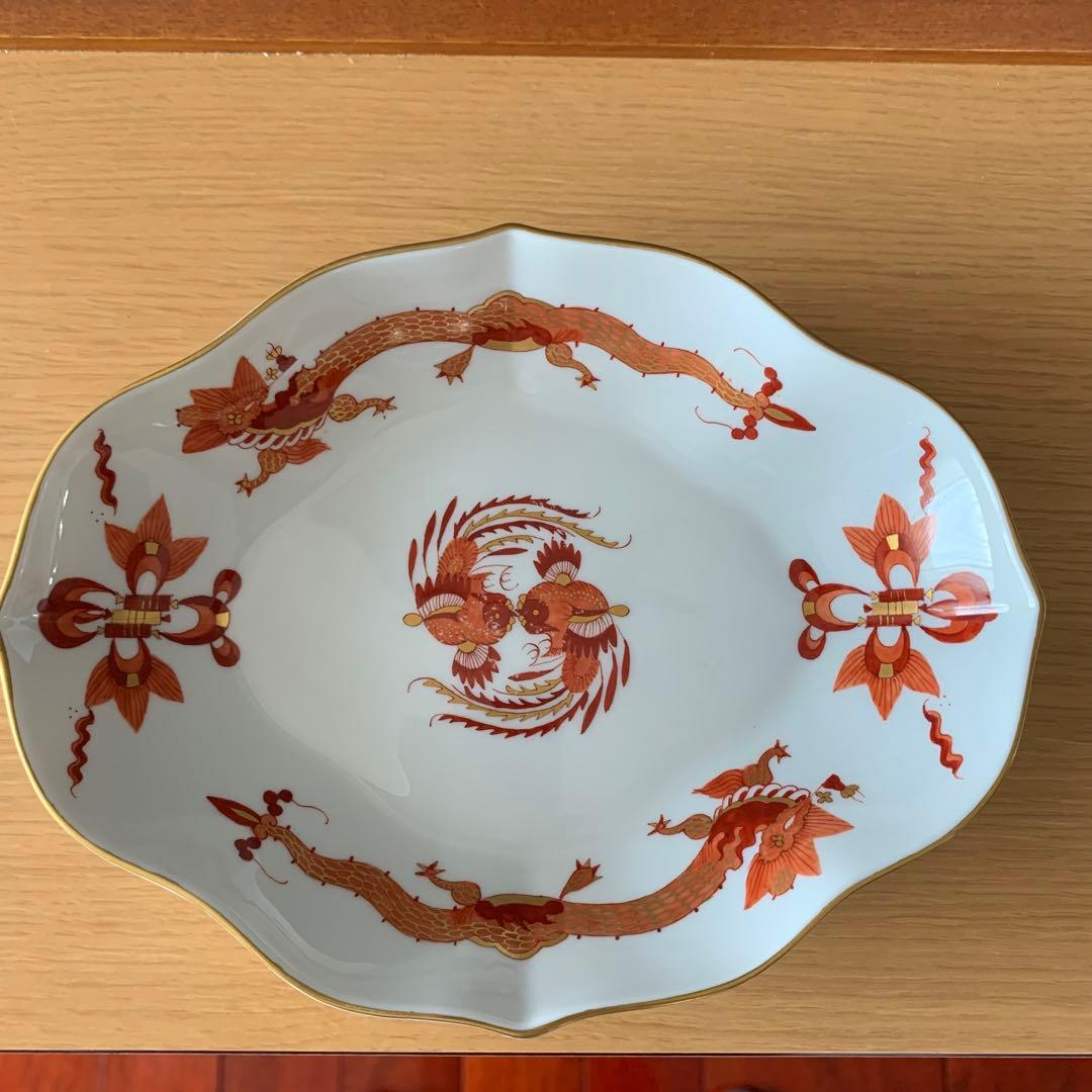 マイセンレッドドラゴン二枚セット