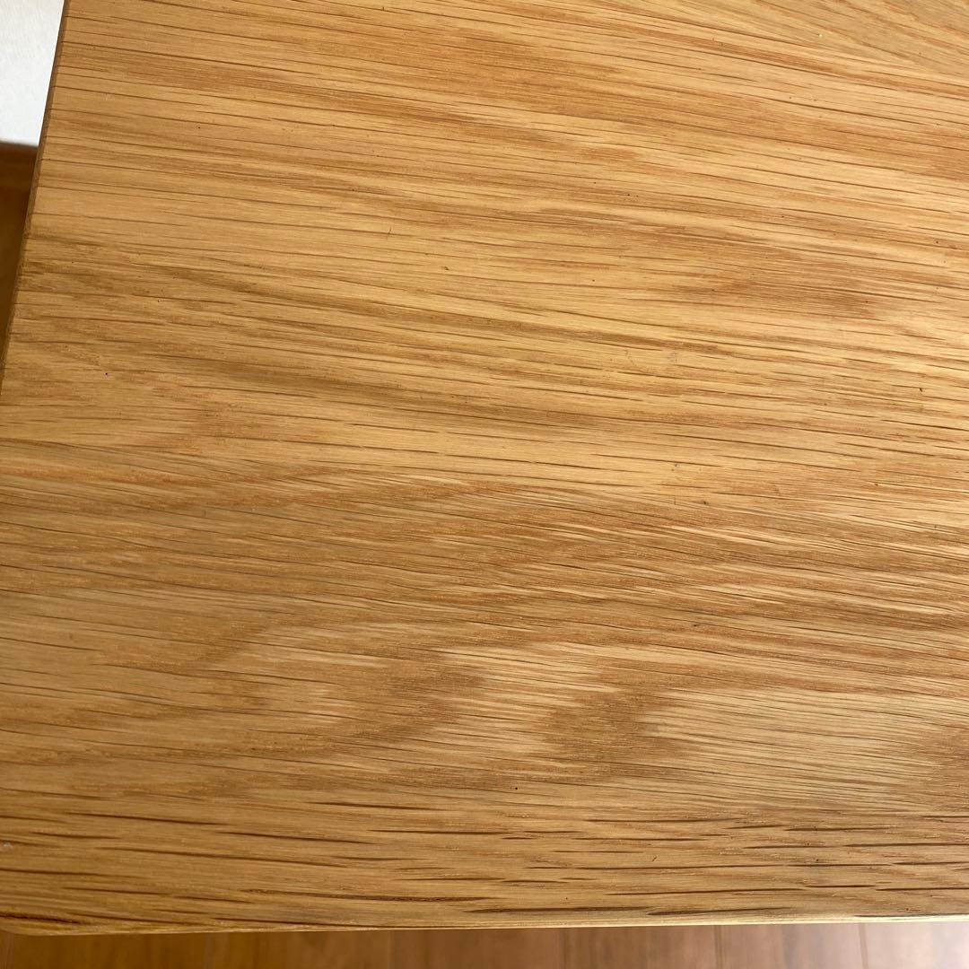 ☆ai☆【無印良品】オーク無垢材デスクと上置き棚セット