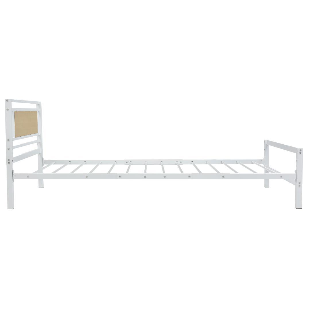 パイプベッド シングル ベッド 宮 三段階高さ調整可 スチール 耐震 ベッド