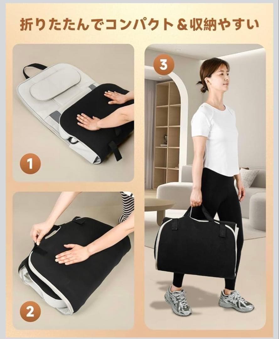 エアーストレッチ 温熱マット 立体エアーマット レザー リラックス ギフト