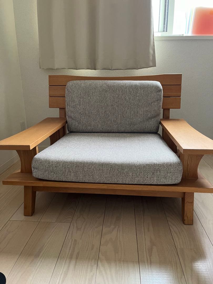 ニトリ　 1人掛けソファ 布