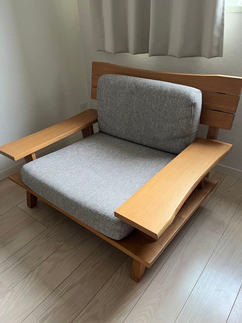 ニトリ　 1人掛けソファ 布