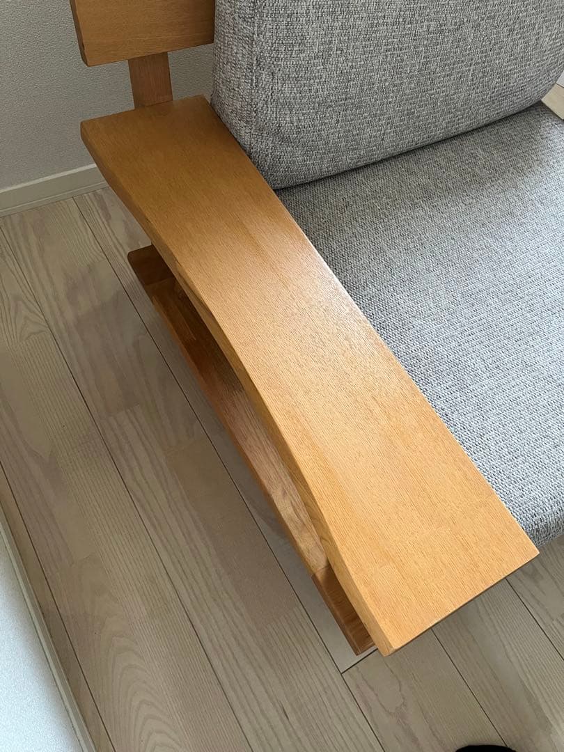 ニトリ　 1人掛けソファ 布