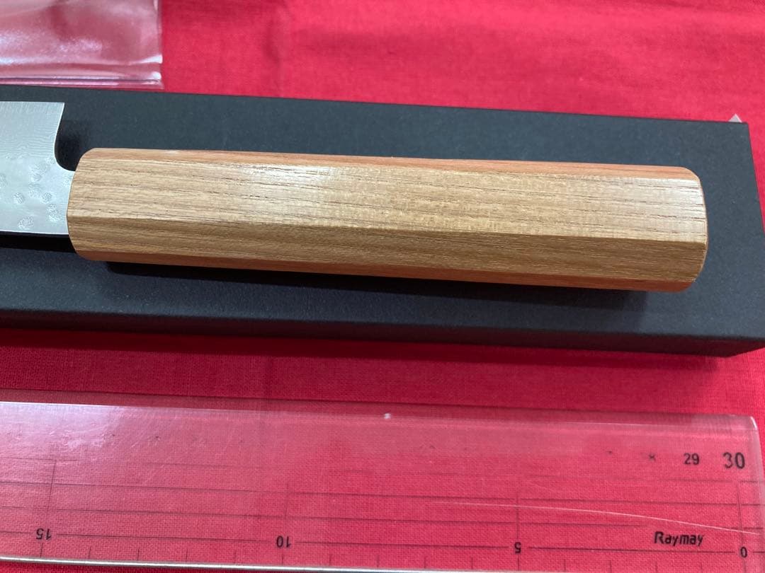 越前打刃物 黒崎真作 ペティナイフ 瑞風 ダマスカス33層仕上げ 135mm