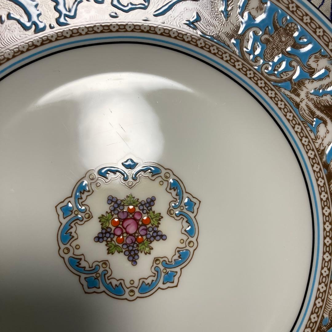 ウェッジウッド　フロレンティーンターコイズ　アフタヌーンティースタンド3段付