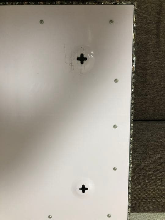 壁掛けミラー(ライト付き)