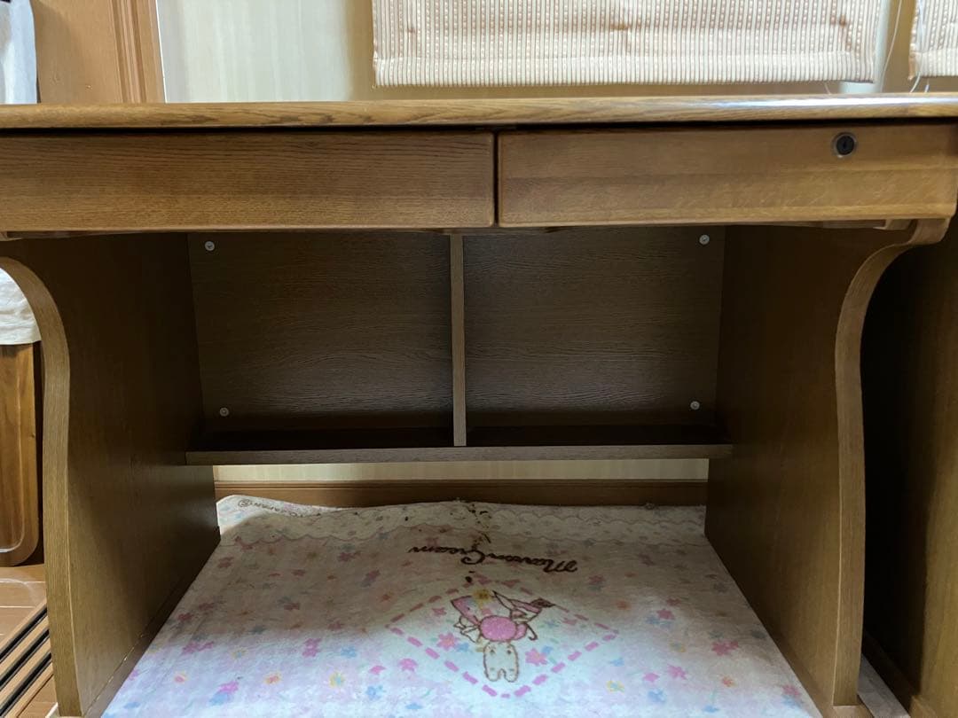 木製学習机ヒカリサンデスク（セットNo.1）①学習机のみ　テレワークにも