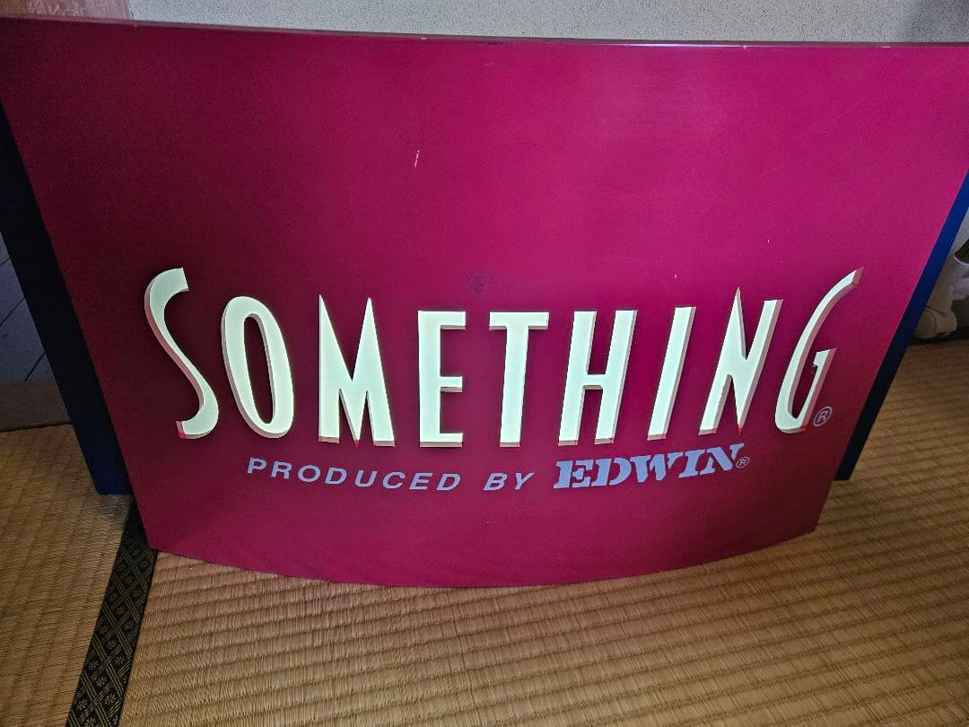 EDWIN SOMETHING 照明 赤 青