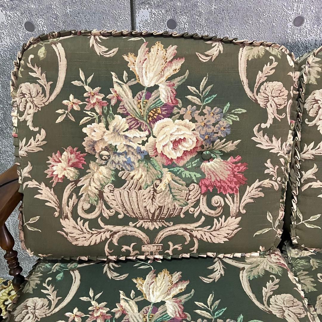 ꧁カリモク家具 karimoku꧂2人掛けセパレートアームソファ リビングチェア