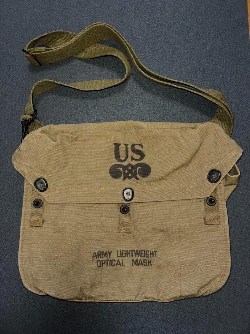 米軍 実物 ライトウエイト オプティカルガスマスクバッグ