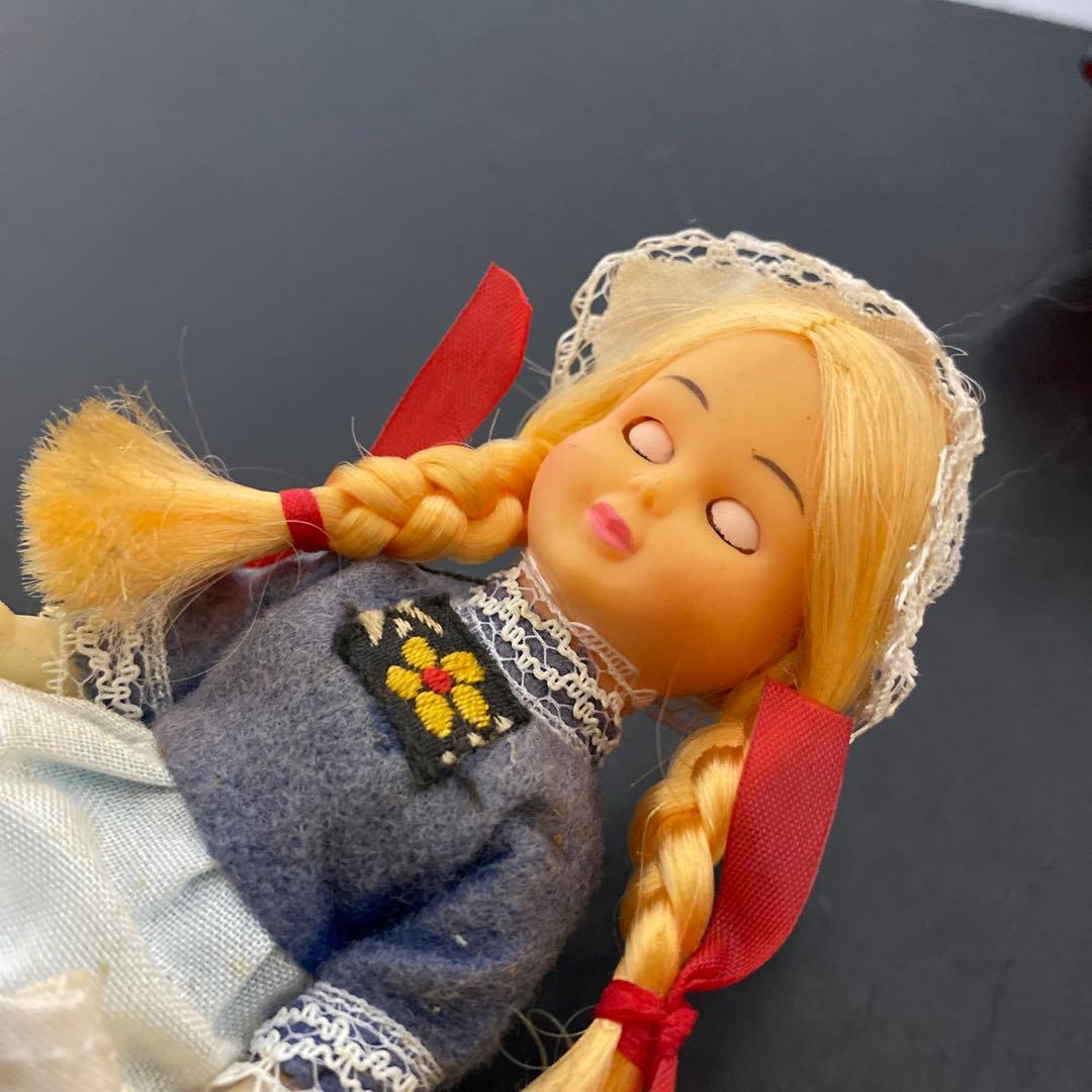 ドイツ 民族衣装 チロル アンティーク人形 スリープアイ スイス 4体