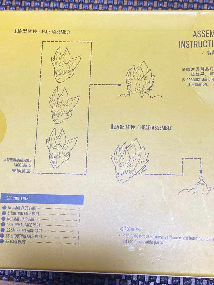 s.h.figuarts ゴジータ カスタムヘッドパーツ