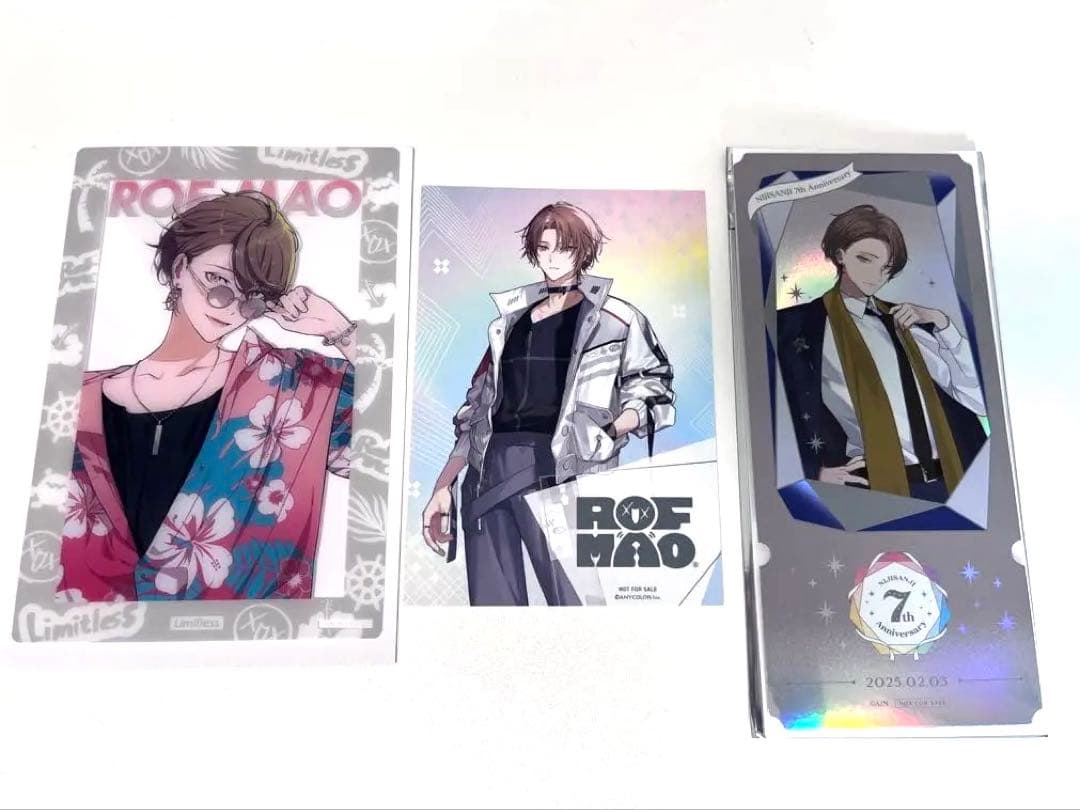 にじさんじ・加賀美ハヤト・クリアファイル・缶バッジ・ランダムチェキ