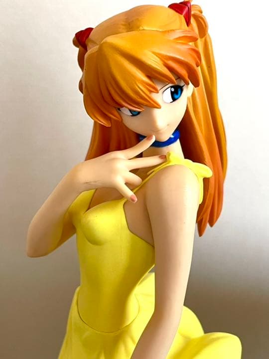 限定品）エヴァ 惣流・アスカ・ラングレー黄色ワンピース電撃